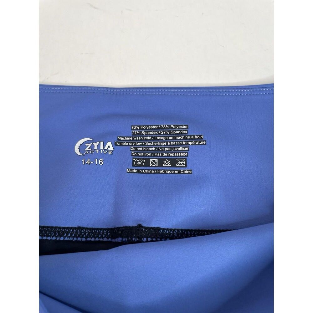 Zyia Active Leggings 14-16 XL, Blue Multicolored, Pilates Yoga - Picture 4 of 9